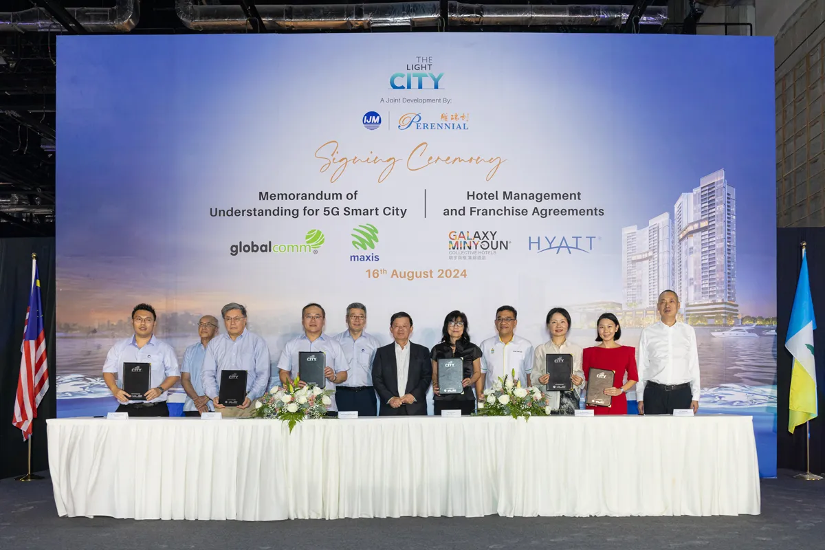 Maxis partners IJM Perennial and GlobalComm to deliver integrated connectivity and smart city solutions to Penang’s latest iconic waterfront development