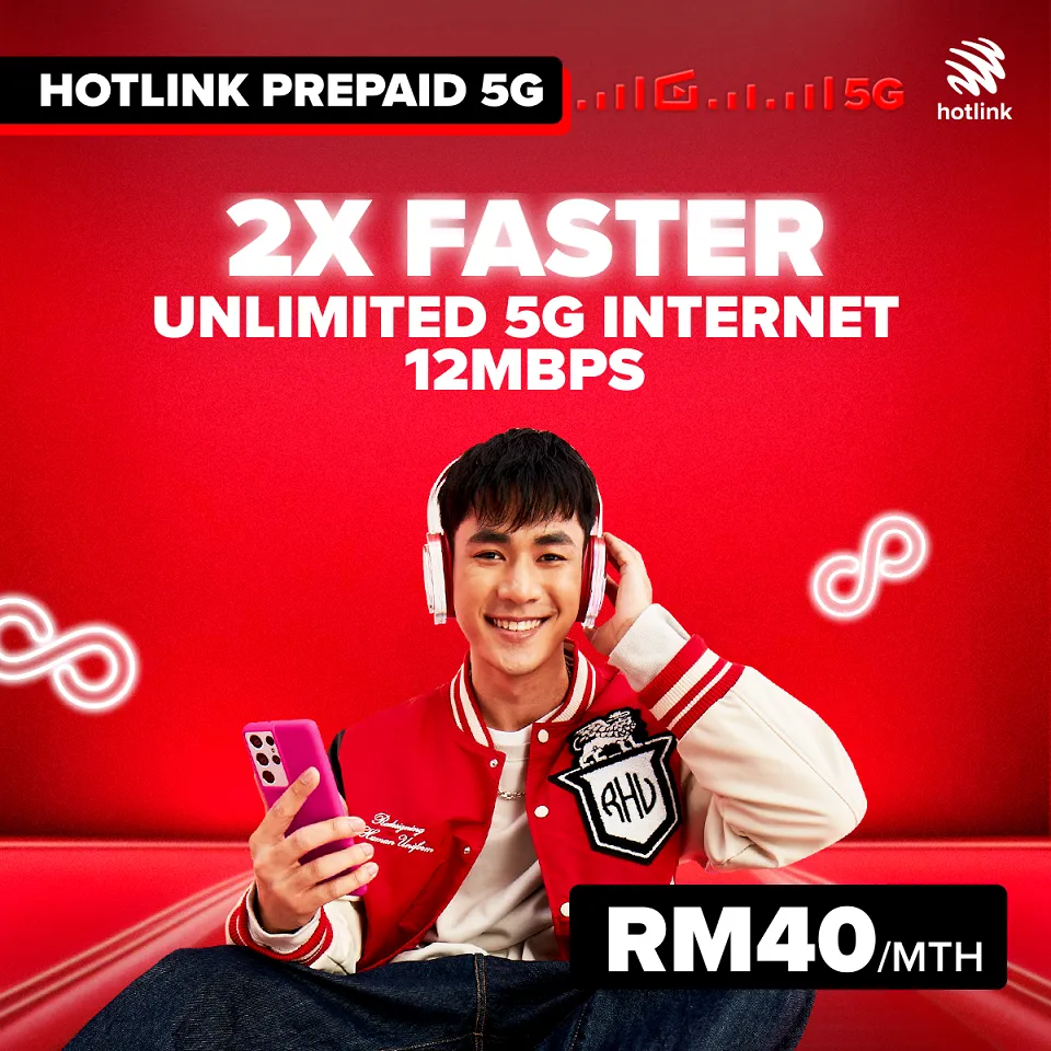 Hotlink Unlimited RM40