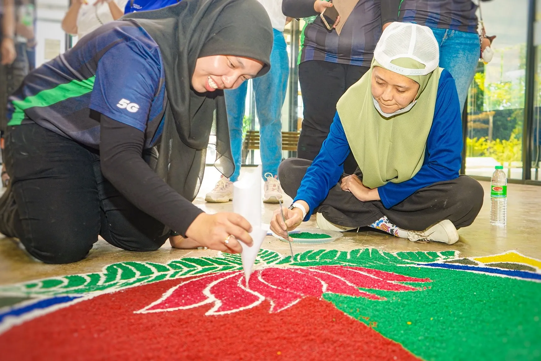 Kolam drawing