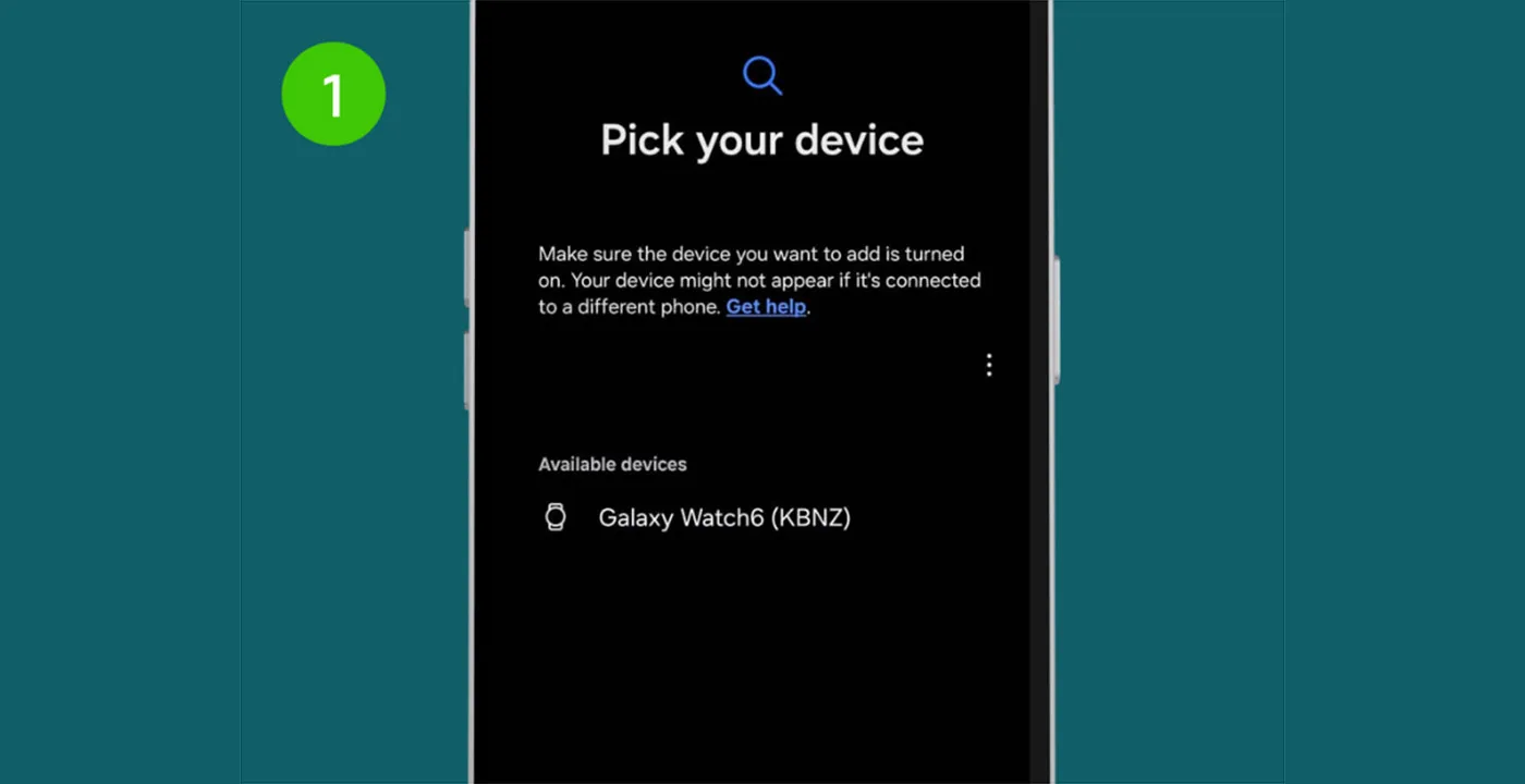 Step 1: To pair your Samsung Galaxy Watch, open the Galaxy Wearable app and follow the instructions