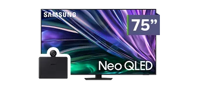 SAMSUNG 75 inch Neo QLED TV with Smartcam Bundle